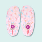 Chaussons d'eau motifs papillons vu du dessus