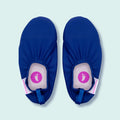 Chaussons d'eau navy vu du dessus