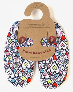 Kids water shoes- hearts design