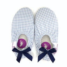 Load image into Gallery viewer, Gingham with Bow Kids Water Shoes